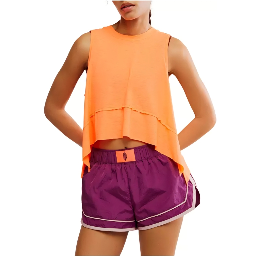 FP Movement Tempo Tank In Neon Coral, Size XL, NWT